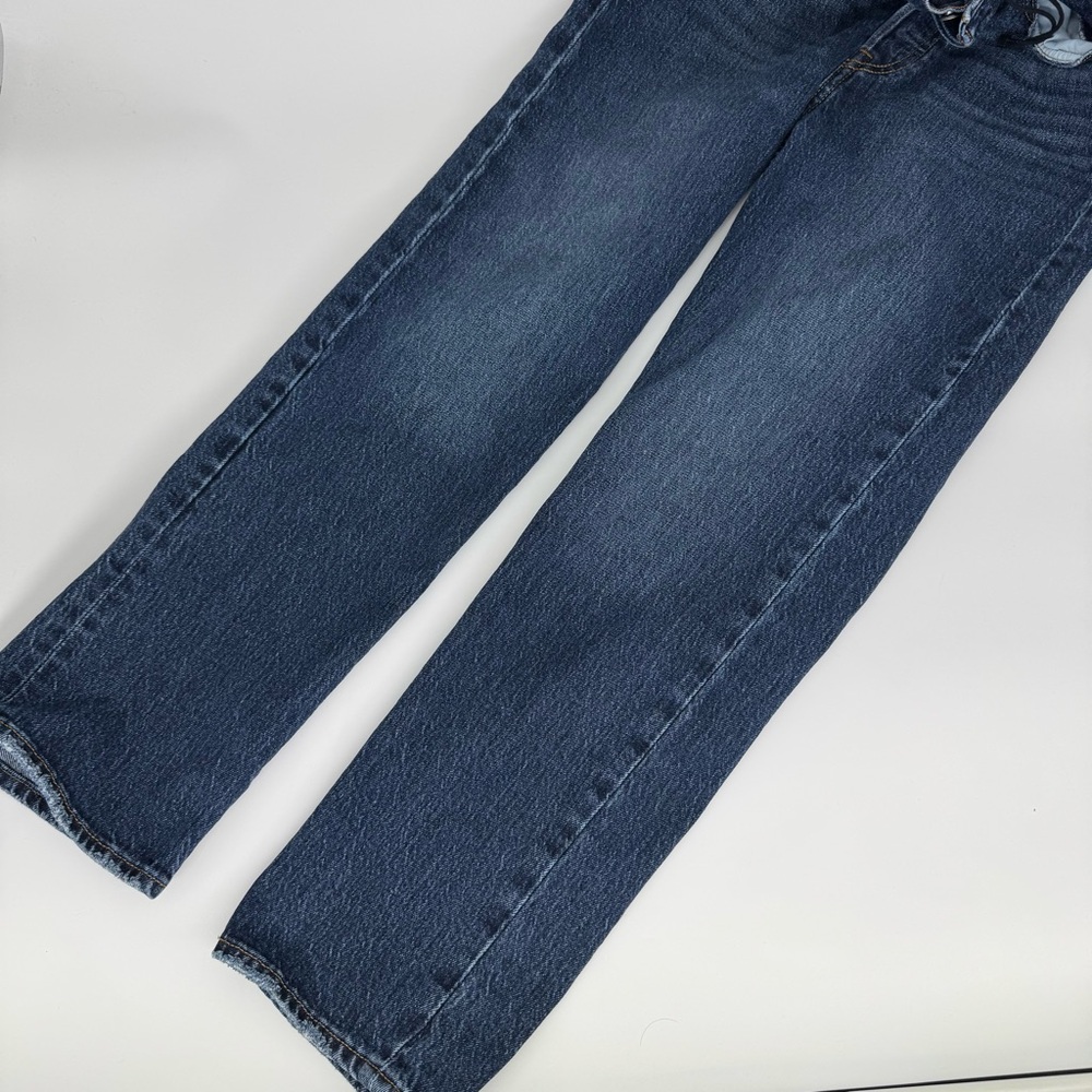 Levi’s Premium Wedgie Straight Jeans Button Fly | Size 27 Medium Wash - Picture 6 of 8